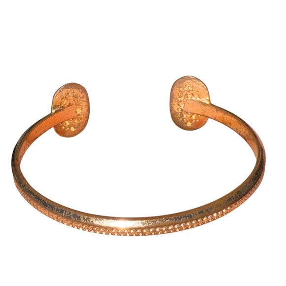 Kendra Scott Elton Cuff Bracelet – Rose Gold & White Kyocera Opal - Picture 4 of 6